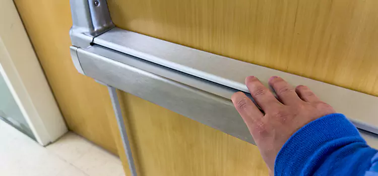 Installing a Push Bar on a Door Cloverdale